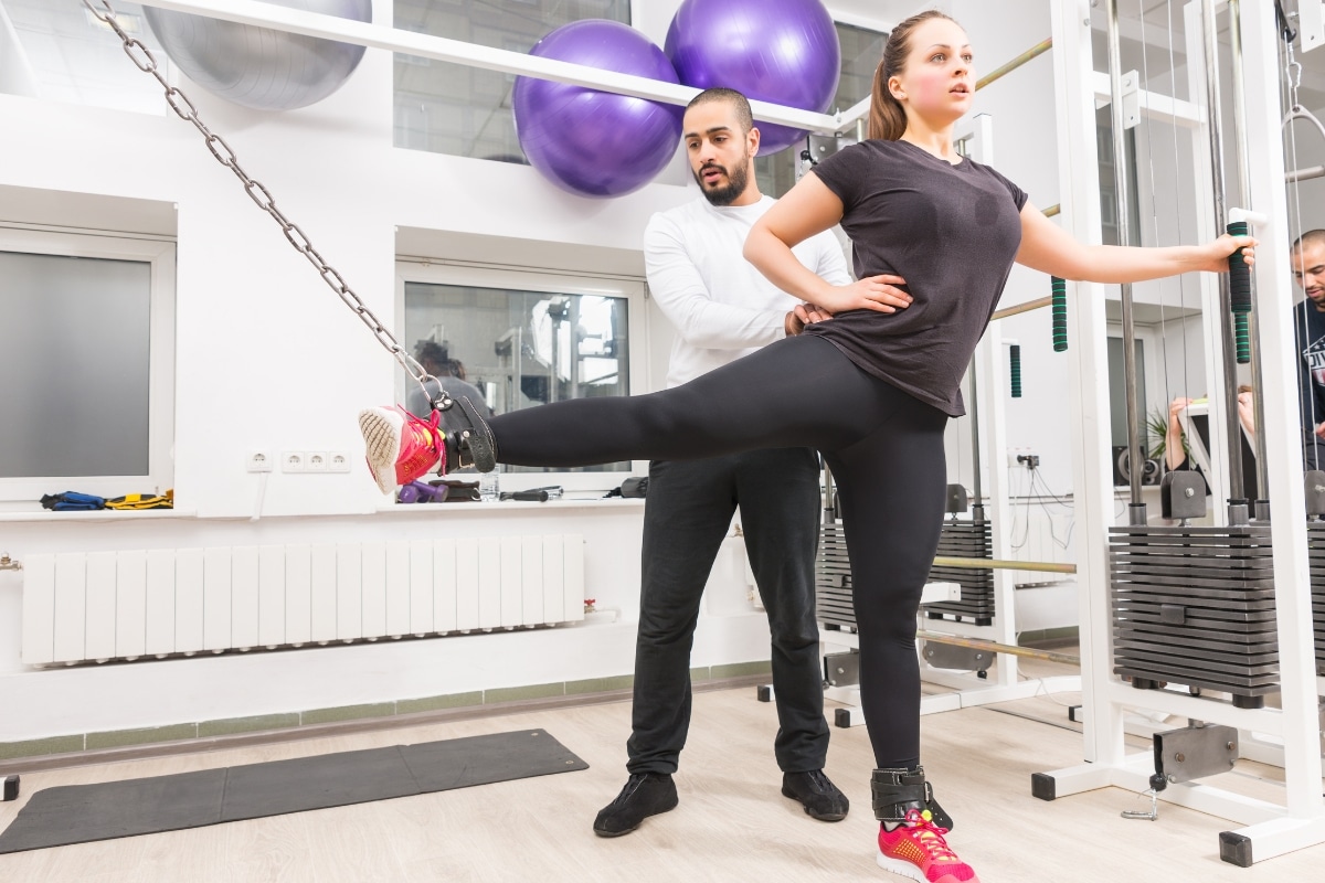 Single Leg Cable Adduction