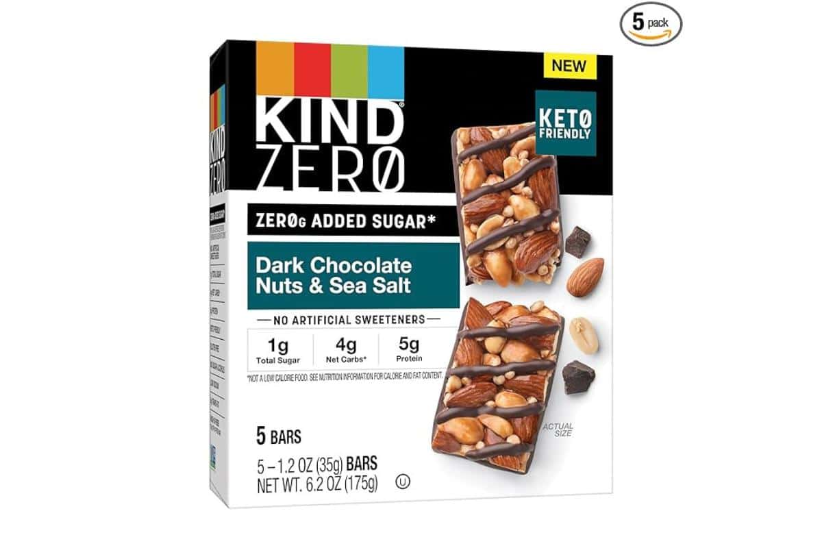 Kind Bar Zero Added Sugar