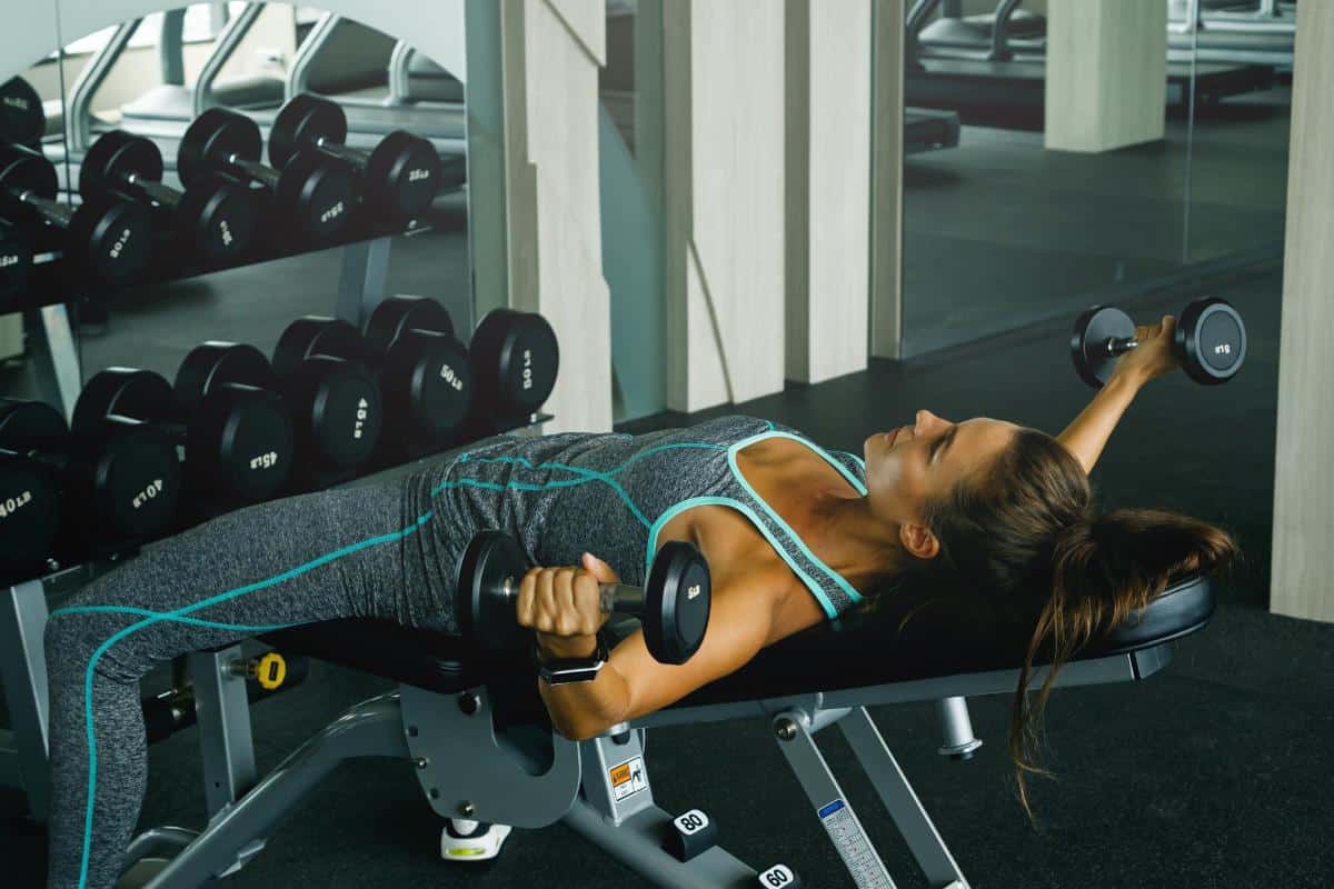 incline chest flyes