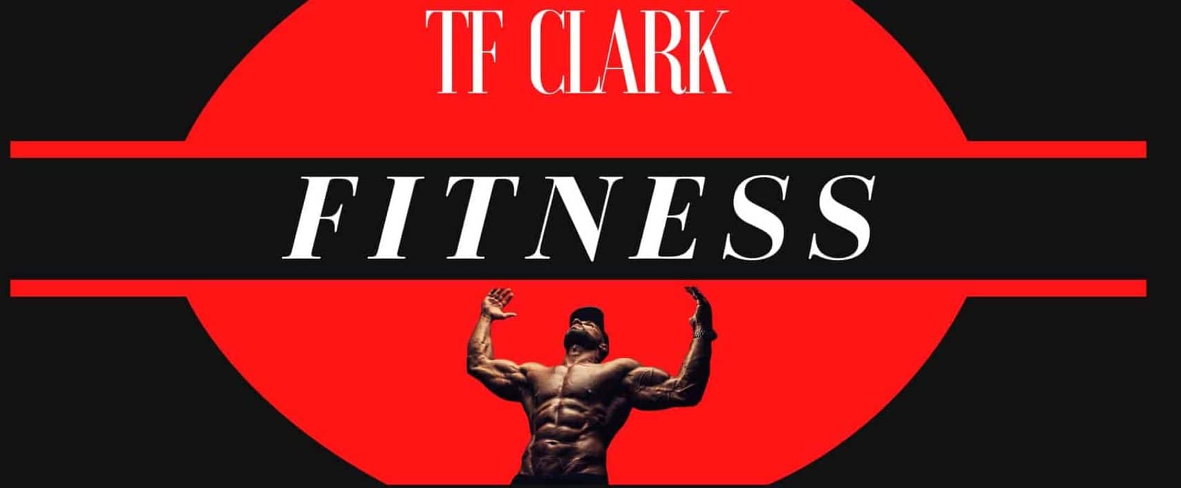 tf clark fitness magazine, weight loss, muscle building, logo, bodybuilding, bodybuilder,