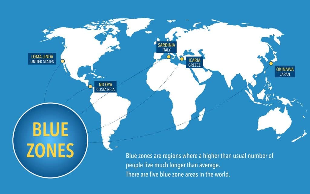 The Most Common Habits of People Who Live in the Blue Zones